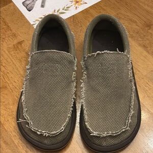 Sanuk Green Casual Slip-On Loafers